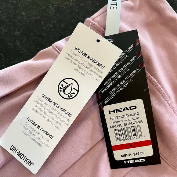 BRAND NEW W/TAGS - Head Pleated Athletic Skirt - Picture 3 of 3